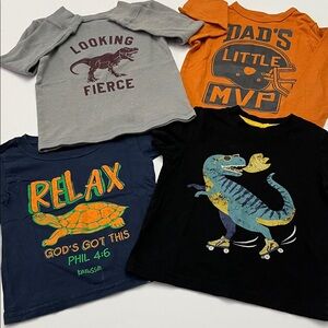 Set of 4 Graphic Tees for Lids All Size 3T